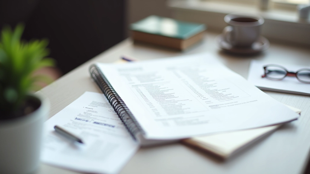 Financial dictionary and reference materials on desk, learning resources, educational books and notes