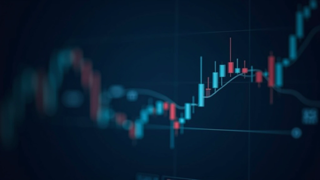 Limit order visualization showing price target levels and order placement on candlestick chart